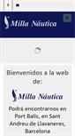 Mobile Screenshot of millanautica.com
