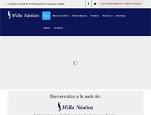 Tablet Screenshot of millanautica.com